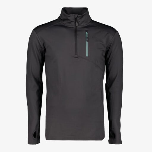 Heren skipully UV-werend zwart