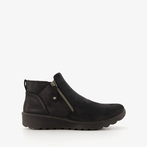 Lovely Vibe dames enkellaarsjes zwart