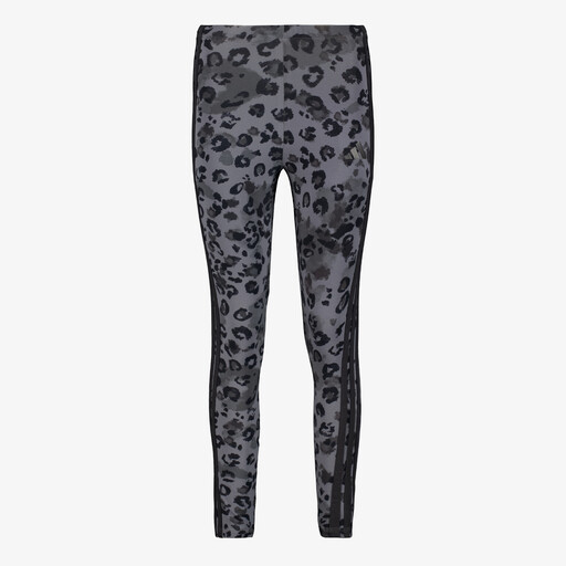 AOP dames sportlegging met panterprint zwart
