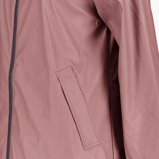 Lange dames regenjas roze