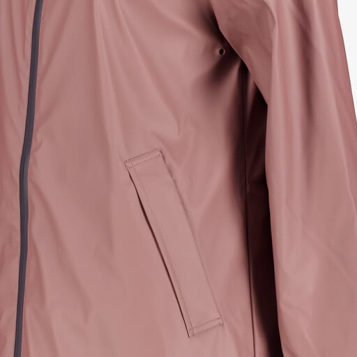 Lange dames regenjas roze
