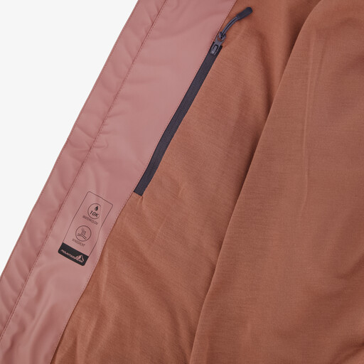 Lange dames regenjas roze