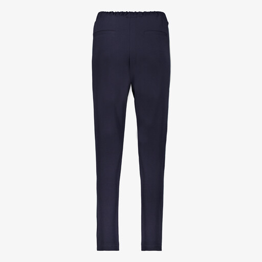Dames broek met bies blauw