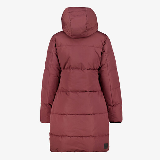 Gewatteerde dames outdoor jas rood