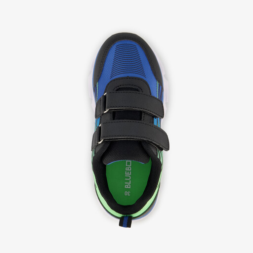 Jongens sneakers met lichtjes blauw zwart