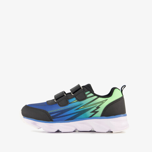 Jongens sneakers met lichtjes blauw zwart
