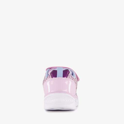 Meisjes sneakers met lichtjes en glitters paars