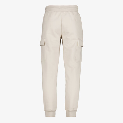 Heren cargo joggingbroek beige