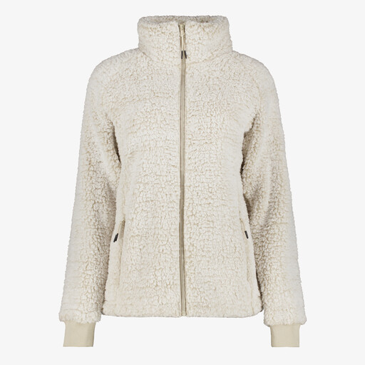 Dames outdoor teddy vest ecru