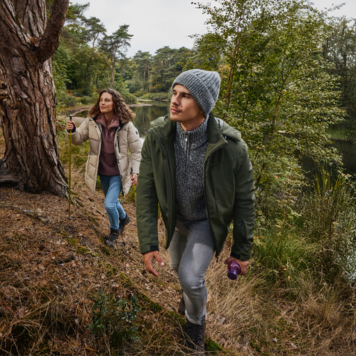 Dames anorak outdoor vest roze