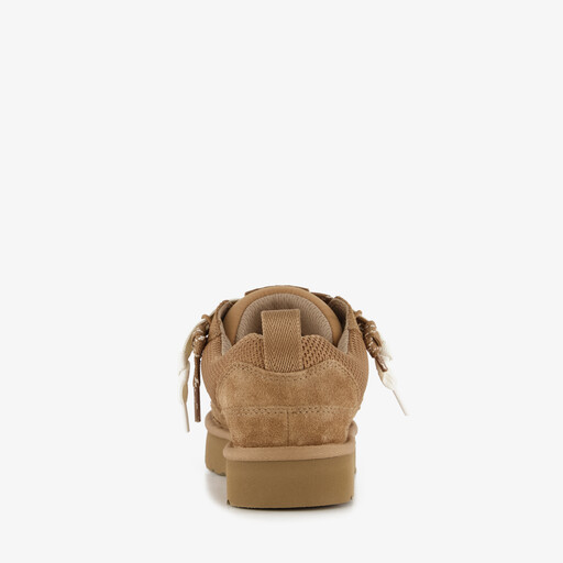 Lo Lowmel suede dames sneakers cognac