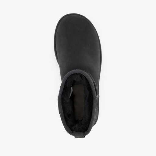 Classic Mini II suede dames laarsjes zwart