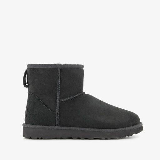 Classic Mini II suede dames laarsjes zwart