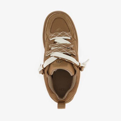 Lo Lowmel suede dames sneakers cognac
