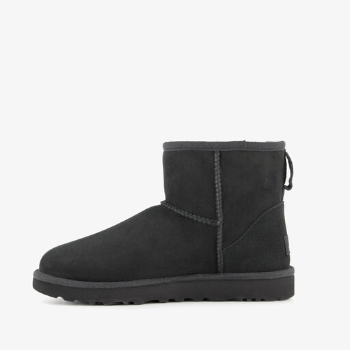 Classic Mini II suede dames laarsjes zwart