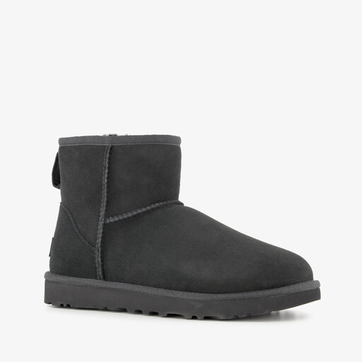 Classic Mini II suede dames laarsjes zwart