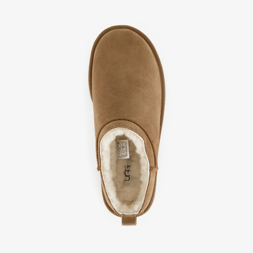 Micro Boot suede dames boots bruin