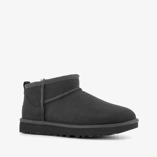 Ultra Mini suede dames laarsjes zwart