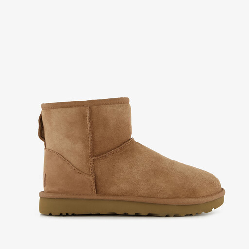 Classic Mini II suede dames laarsjes cognac