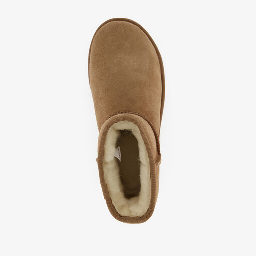 Classic Mini II suede dames laarsjes cognac