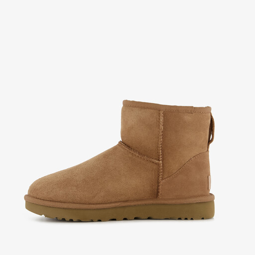Classic Mini II suede dames laarsjes cognac