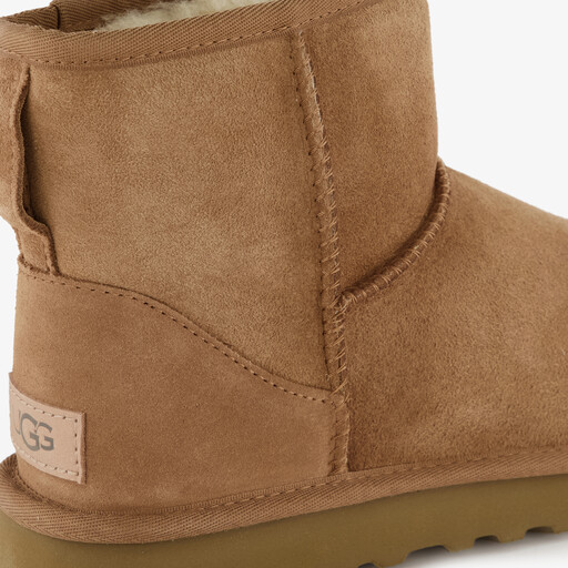 Classic Mini II suede dames laarsjes cognac