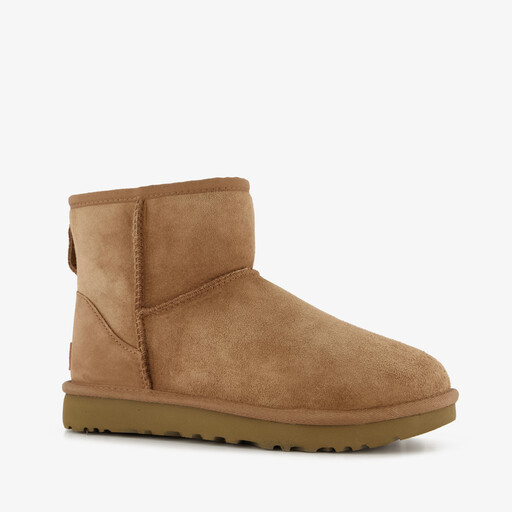 Classic Mini II suede dames laarsjes cognac