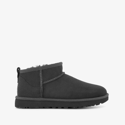 Ultra Mini suede dames laarsjes zwart