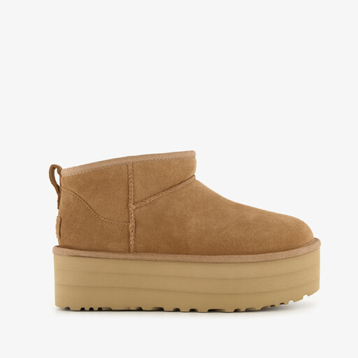 Classic Mini Platform suede dames laarsjes bruin