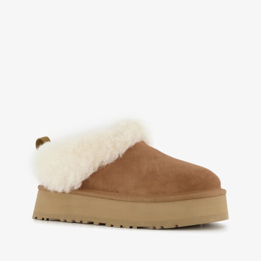 Tazzelle suede dames boots cognac