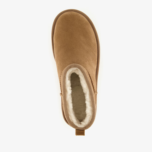 Classic Mini Platform suede dames laarsjes bruin