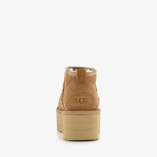 Classic Mini Platform suede dames laarsjes bruin