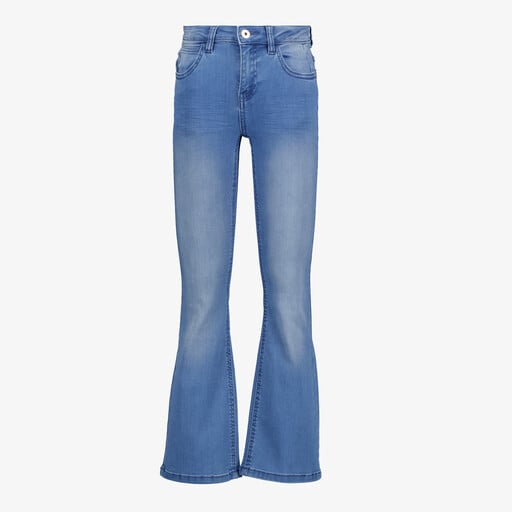 Twoday meisjes flared jeans medium blauw