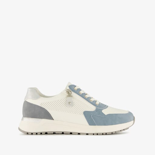 Dames sneakers blauw wit