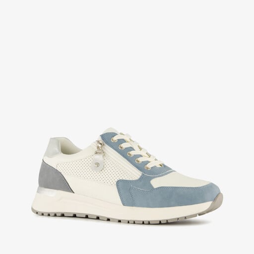 Dames sneakers blauw wit