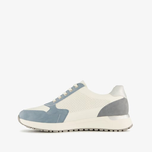Dames sneakers blauw wit