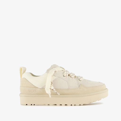 Lo Lowmel suede dames sneakers wit