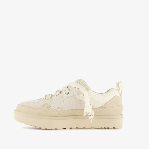 Lo Lowmel suede dames sneakers wit