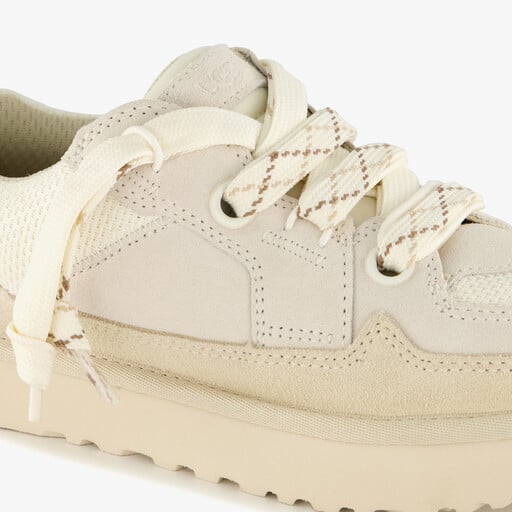 Lo Lowmel suede dames sneakers wit