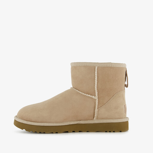 Classic Mini II suede dames laarsjes beige