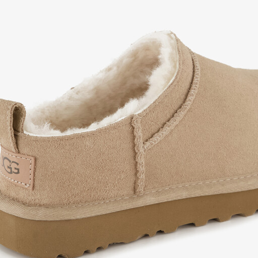 Micro Boot suede dames boots beige