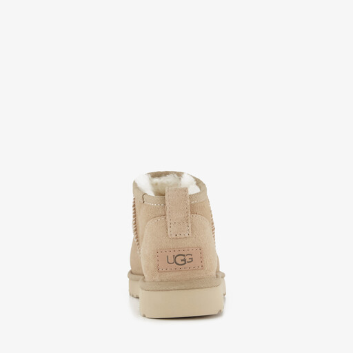 Ultra Mini suede dames laarsjes beige