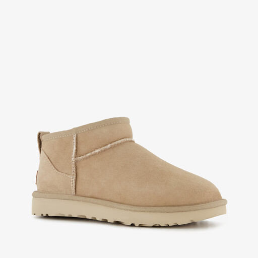Ultra Mini suede dames laarsjes beige