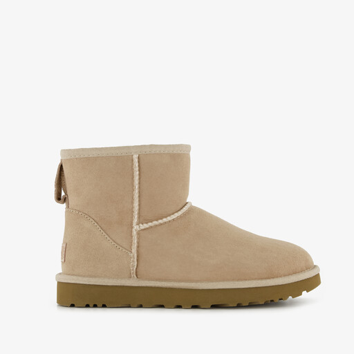 Classic Mini II suede dames laarsjes beige