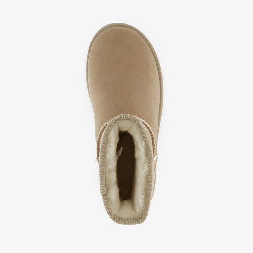 Classic Mini II suede dames laarsjes beige