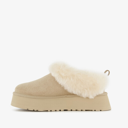 Tazzelle suede dames boots beige