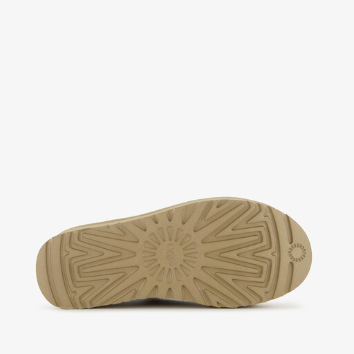 Classic Mini Platform suede dames laarsjes beige