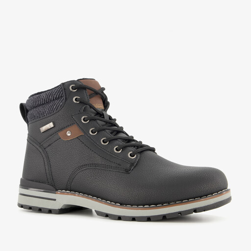 Gevoerde heren veterboots zwart