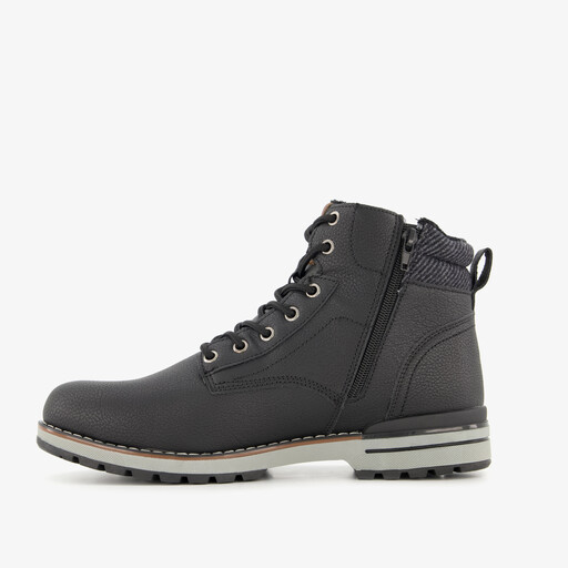 Gevoerde heren veterboots zwart