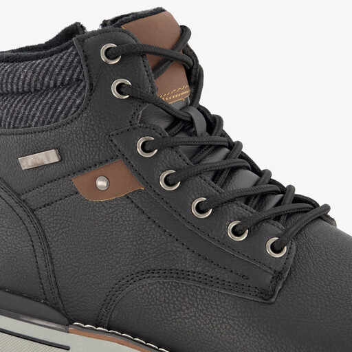 Gevoerde heren veterboots zwart